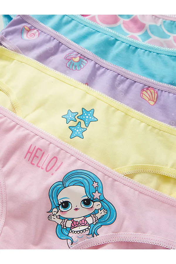 Трусы 5шт. MARK FORMELLE, розовый +печать - фото 2