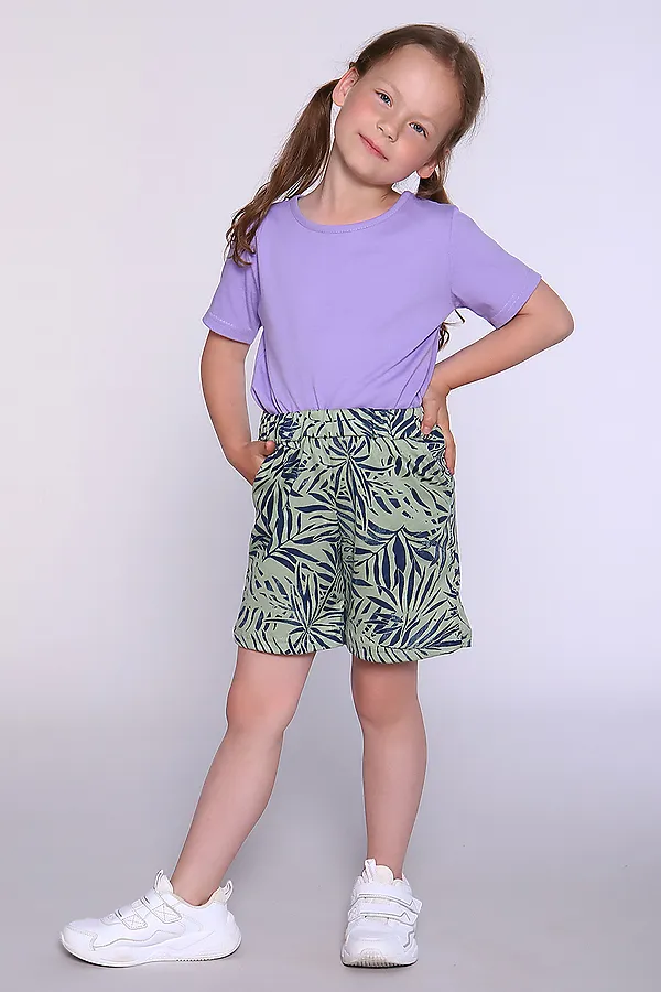 Шорты 35311 НАТАЛИ, папоротник - фото 2