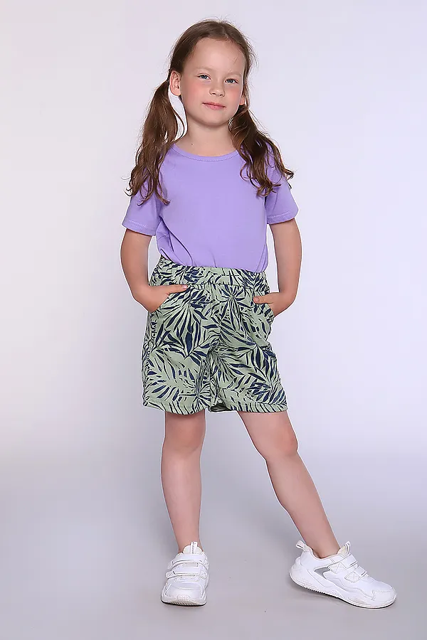 Шорты 35311 НАТАЛИ, папоротник - фото 2