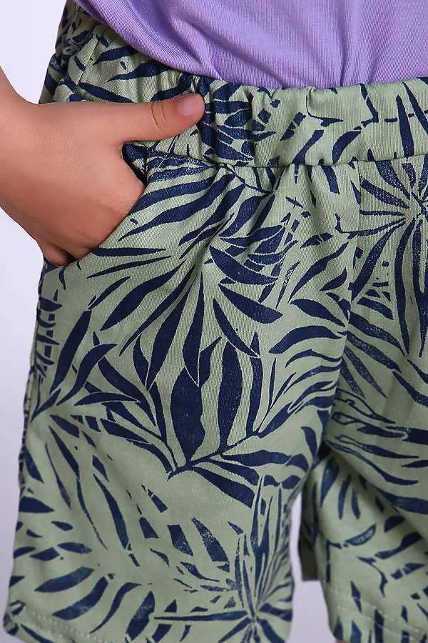 Шорты 35311 НАТАЛИ, папоротник - фото 2