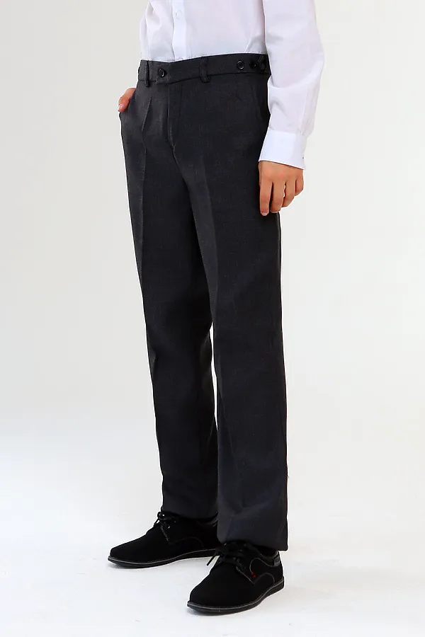 Брюки СИНЯЯ МОДА, серый - фото 2