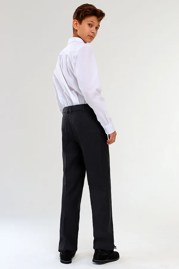 Брюки СИНЯЯ МОДА, серый - фото 2