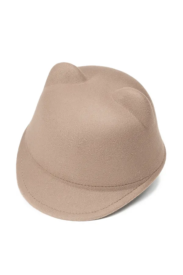 Шляпа "Кошки-мышки" КРАСНАЯ ЖАРА, бежевый - фото 2