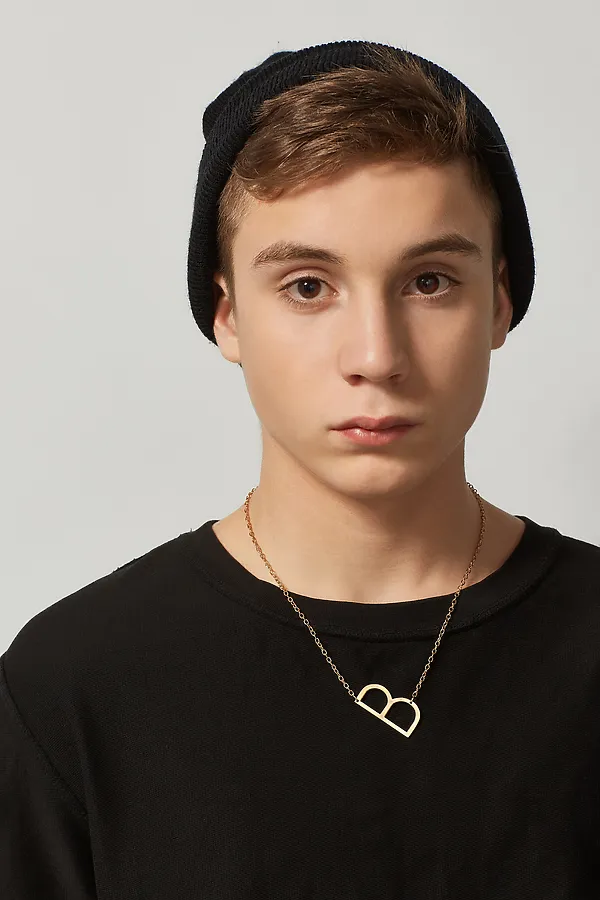 Цепочка с подвеской "Тайный знак" Nothing Shop, медный, рыжий - фото 2