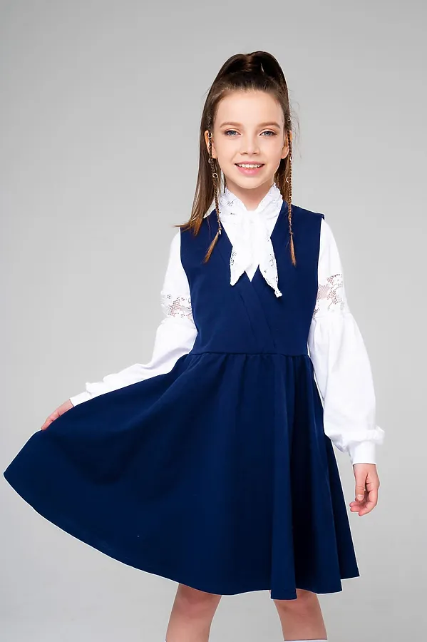 Сарафан LOOKLIE, индиго - фото 2