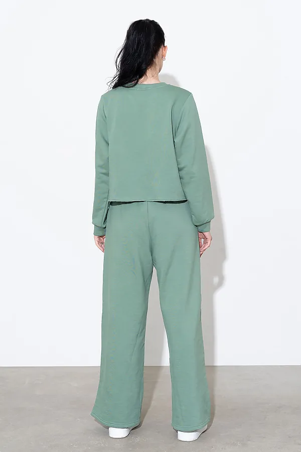 Костюм (Свитшот+Брюки) GRINDIZER, полынь - фото 2