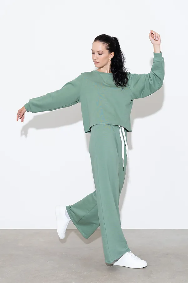 Костюм (Свитшот+Брюки) GRINDIZER, полынь - фото 2