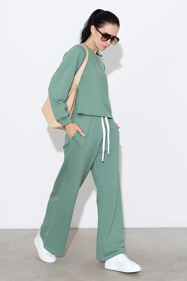 Костюм (Свитшот+Брюки) GRINDIZER, полынь - фото 2