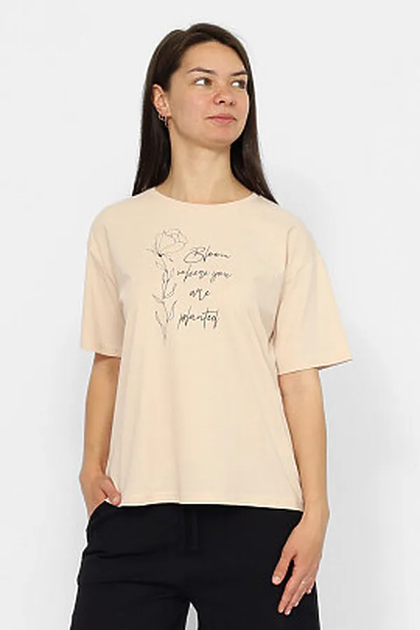 Комплект (Футболка+Шорты) CRB, бежевый - фото 2