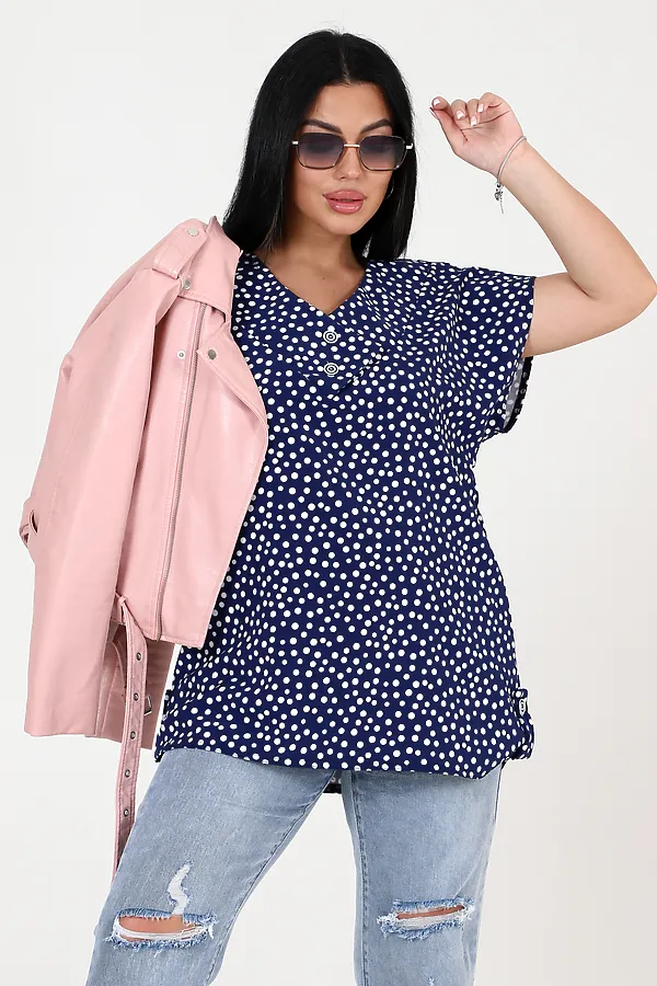 Туника 31751 НАТАЛИ, синий - фото 2