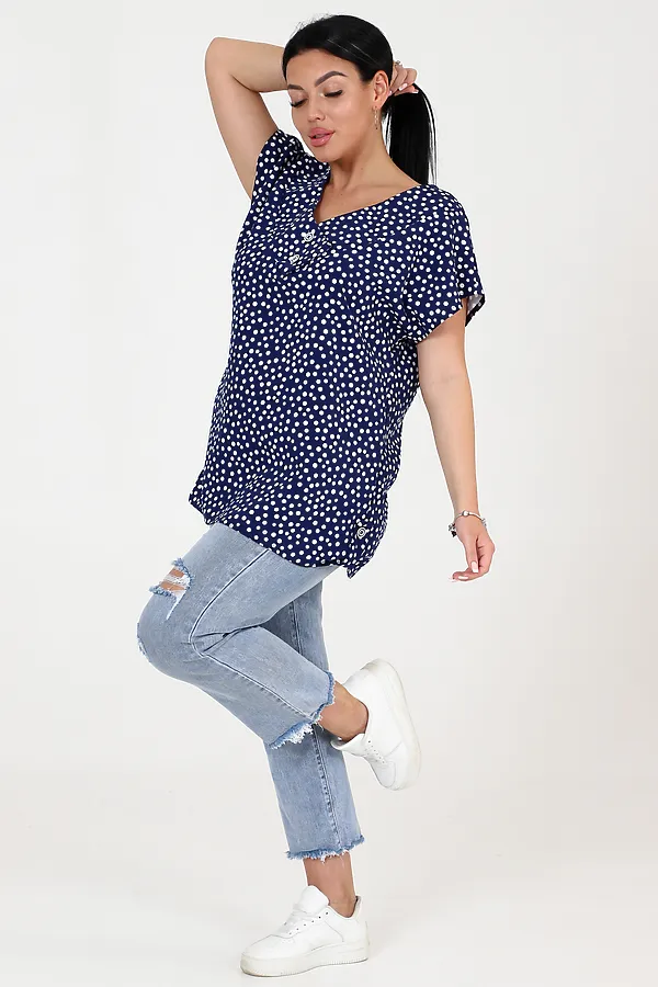 Туника 31751 НАТАЛИ, синий - фото 2