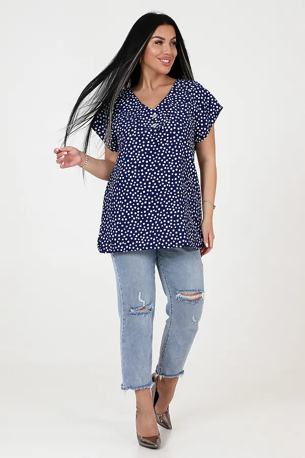 Туника 31751 НАТАЛИ, синий - фото 2