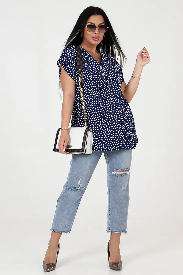 Туника 31751 НАТАЛИ, синий - фото 2