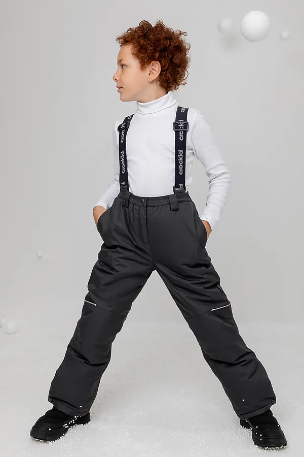 Брюки CROCKID, угольный серый - фото 2