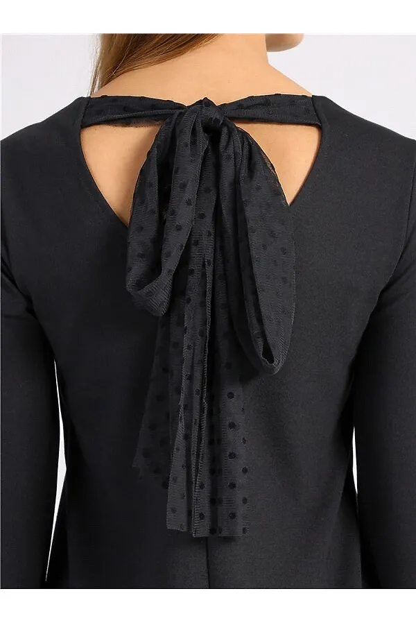 Платье АПРЕЛЬ, черный - фото 2