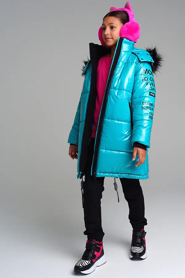 Пальто PLAYTODAY, голубой - фото 2