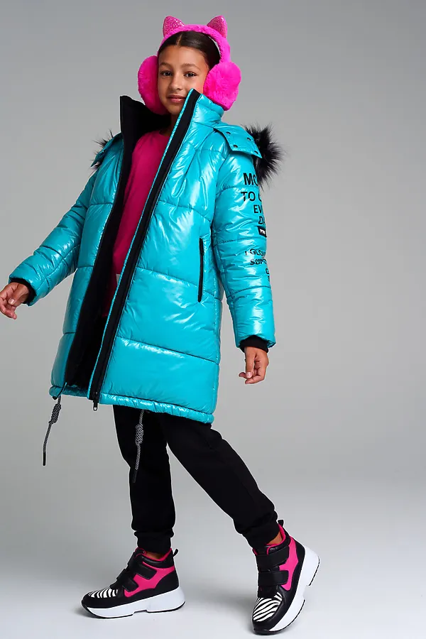 Пальто PLAYTODAY, голубой - фото 2