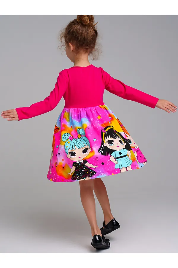 Платье PLAYTODAY, фуксия,цветной - фото 2