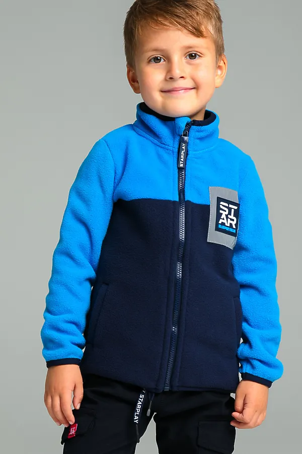 Толстовка PLAYTODAY, синий,тёмно-синий - фото 2