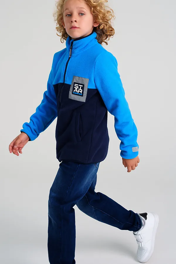 Толстовка PLAYTODAY, голубой,тёмно-синий - фото 2