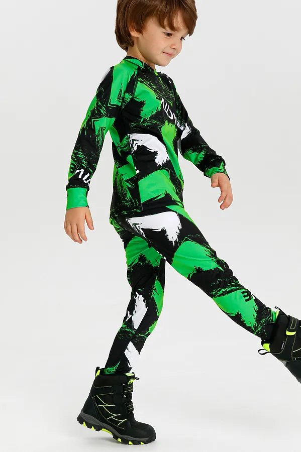 Термокомплект PLAYTODAY, черный,светло-зеленый,белый - фото 2