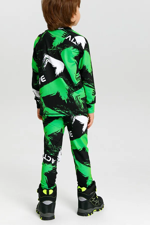 Термокомплект PLAYTODAY, черный,светло-зеленый,белый - фото 2