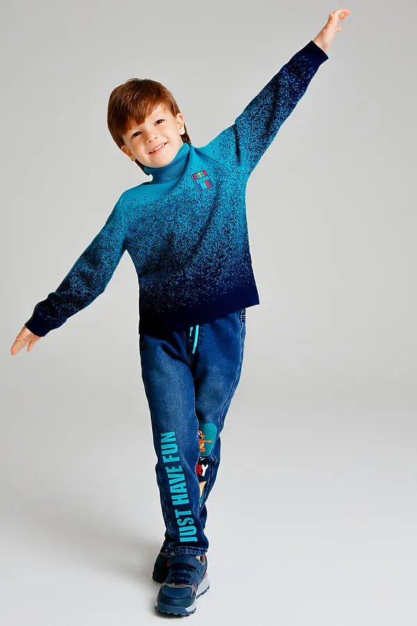 Свитер PLAYTODAY, синий,тёмно-синий - фото 2