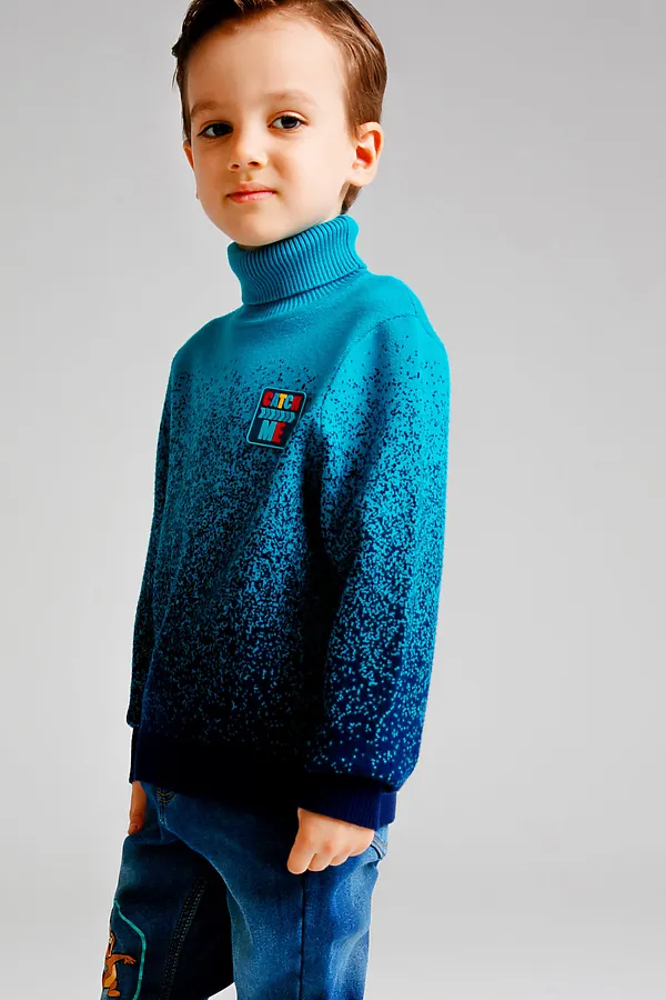 Свитер PLAYTODAY, синий,тёмно-синий - фото 2