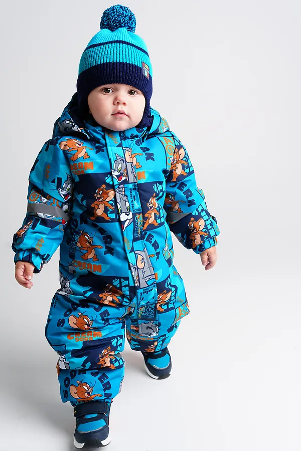 Шапка  PLAYTODAY, тёмно-синий,синий,голубой - фото 2