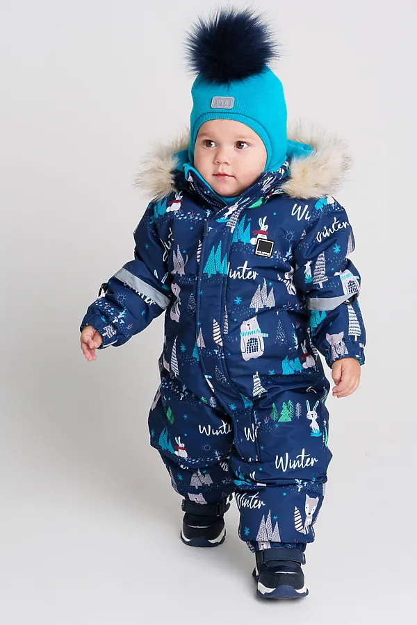 Шапка  PLAYTODAY, голубой - фото 2