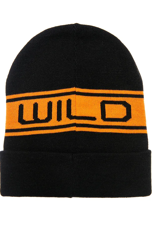 Шапка  PLAYTODAY, черный,оранжевый - фото 2