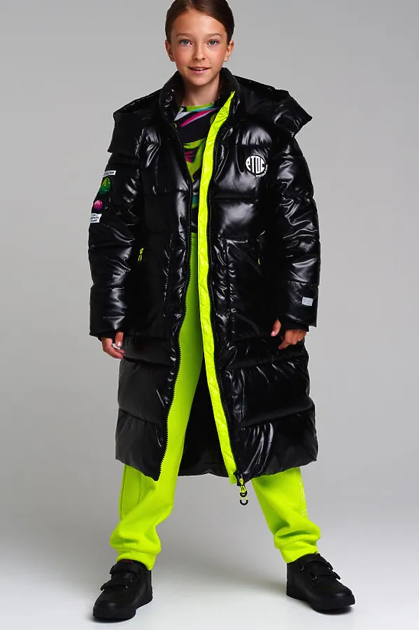 Пальто PLAYTODAY, черный - фото 2