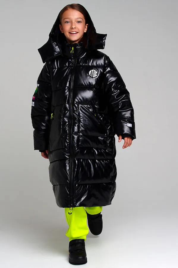 Пальто PLAYTODAY, черный - фото 2