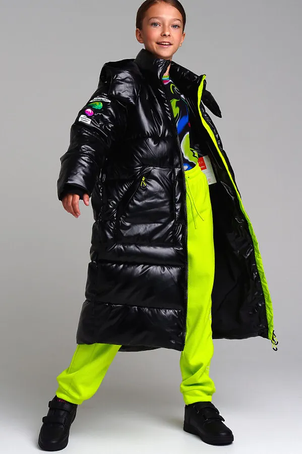 Пальто PLAYTODAY, черный - фото 2