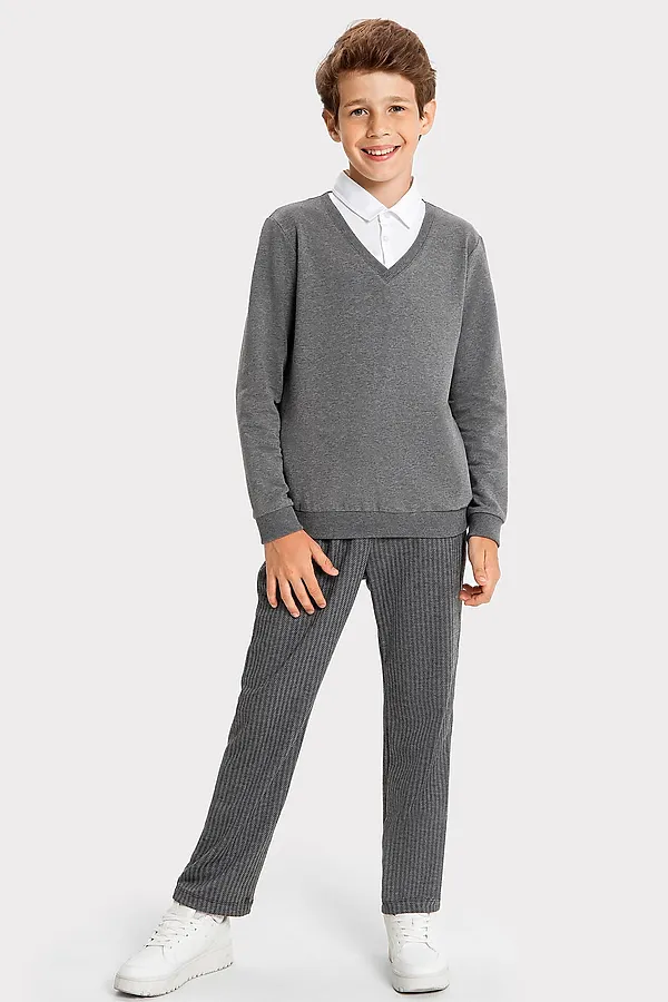 Джемпер MARK FORMELLE, т.серый меланж 4348-f - фото 2