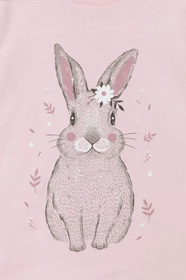 Пижама CROCKID, холодный розовый,милые сердечки - фото 2