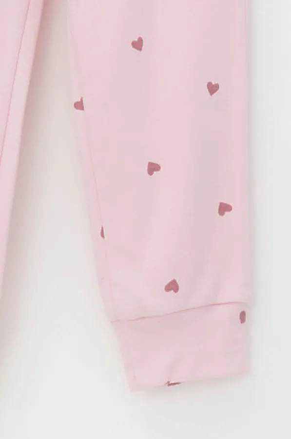 Пижама CROCKID, холодный розовый,милые сердечки - фото 2