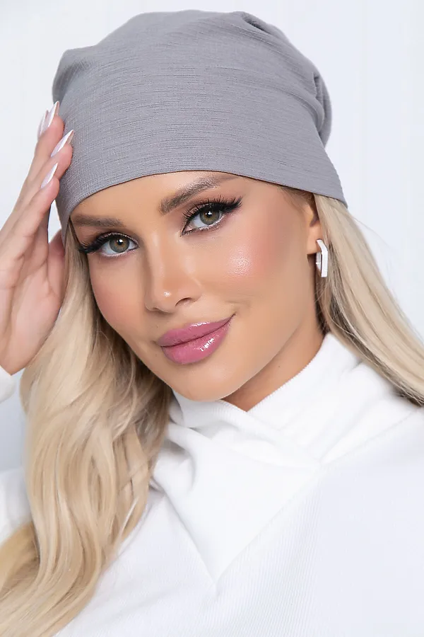 Шапка-шестиклинка LADY TAIGA, грей - фото 2