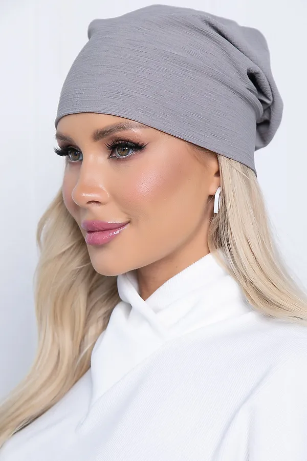 Шапка-шестиклинка LADY TAIGA, грей - фото 2