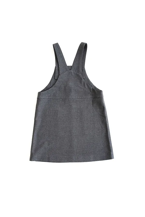 Сарафан Школа антрацит меланж MINIDINO, антрацит меланж - фото 2