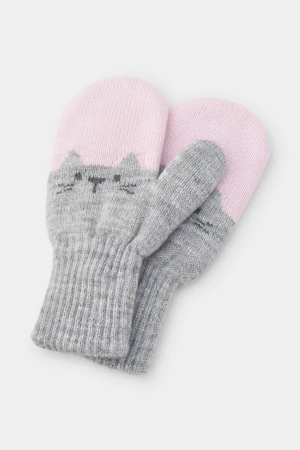 Варежки CROCKID, св.серый меланж - фото 2