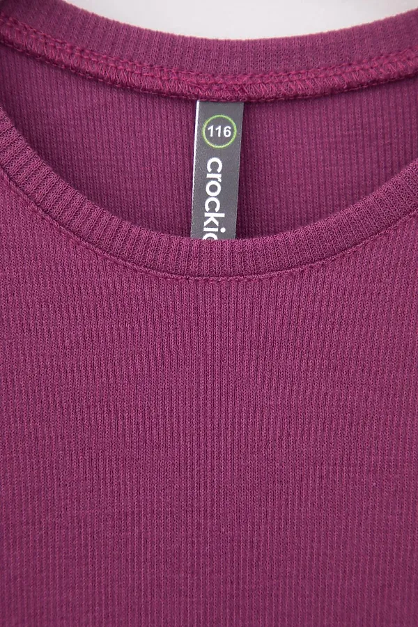 Футболка  CROCKID, насыщенная клюква - фото 2