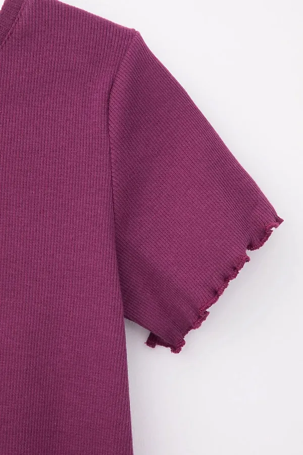 Футболка  CROCKID, насыщенная клюква - фото 2