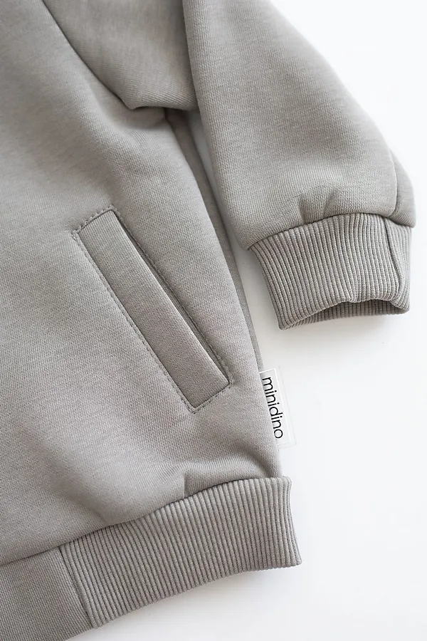 Толстовка утепленная OVER №5 акула MINIDINO, акула - фото 2