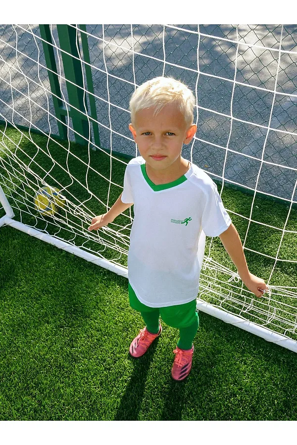 Комплект Атлетика белый-трава MINIDINO, белый-трава - фото 2