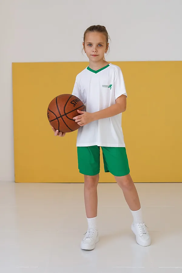 Комплект Атлетика белый-трава MINIDINO, белый-трава - фото 2