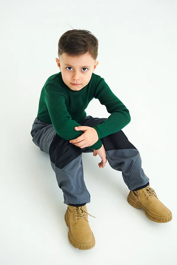 Водолазка детская Битловка форест MINIDINO, ффорест - фото 2