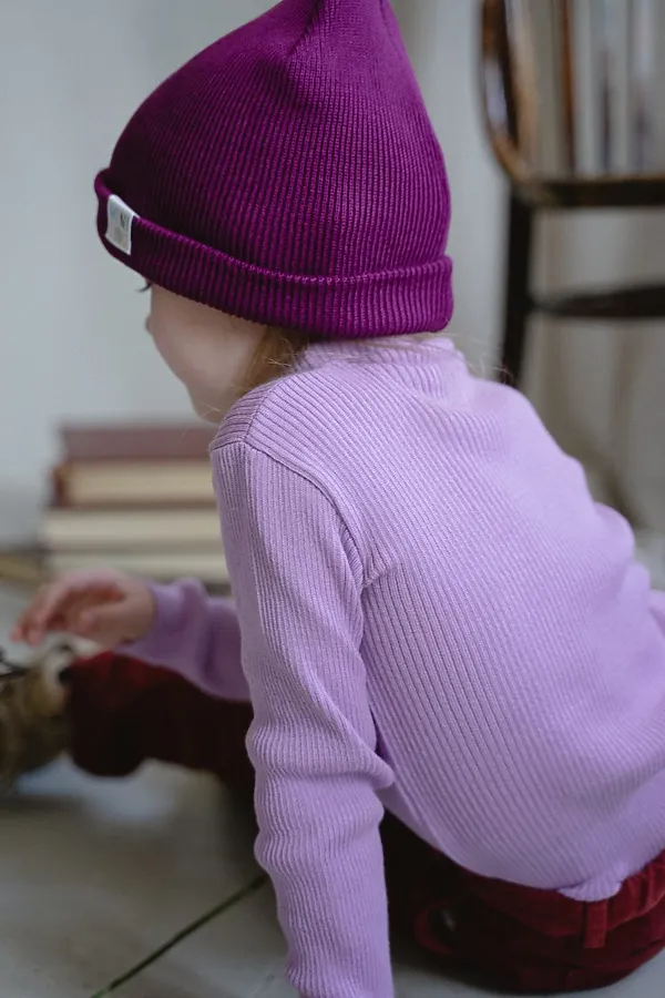 Водолазка детская Битловка орхидея MINIDINO, орхидея - фото 2