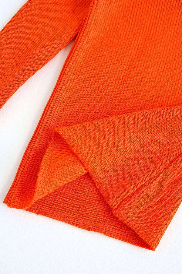 Водолазка детская Битловка апельсин MINIDINO, апельсин - фото 2