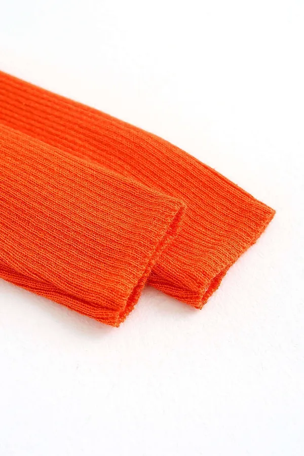 Водолазка детская Битловка апельсин MINIDINO, апельсин - фото 2